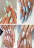 500PCSBAG COFFIN NAILS LONG BALLERINA NAIL TIPS SQUARE HEAD FRENCH FALK FALSE NAILS ABS人工10サイズ自然透明7568626