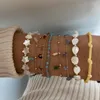 Strand Natural Stone Beaded Bracelet Amazonite Handmade Genuine Multicolor Gold Plated Jewelry Unisex 2023 Arrival