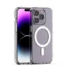 Clear Magnetic Case Case Magsafe Wireless Charger Actions لـ iPhone 15 Pro Max 14 11 12 13 8 Plus XR XS Max Shockproof Mobile مع حزمة البيع بالتجزئة D1