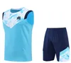 2023 New style Marsiglia tute da calcio Jersey Uomo Tuta da allenamento Top 22/23 Olympique de Marseille Survêtement Maillot Foot Maniche corte Set di abbigliamento sportivo