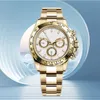 Luxury watch for men wristwatches vintage Deytonas Mens Mechanical Steel Belt Tape Watch watches u1 Designer Super Bright Waterproof Sapphire Glass Watch
