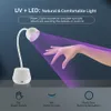 Nail Dryers Desktop Lotus Nail Dryer LED UV Lamp Fast Drying Nail Polish Dryer UV LED Light Machine Manicure Nail Curing Lamp 230403