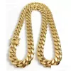 Chains Designers Necklaces Cuban Link Gold Chain Chains Miami Necklace Men Hip Hop Stainless Steel Jewelry Drop Delivery Jewelry Neckl Dhwan