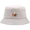 Berets Avatar Ostatni Airbender unisex bawełniana czapka na zewnątrz kapelusz zewnętrzny składany rybak przeciwsłoneczny Hip Hop Beach Panama Hats