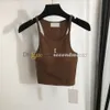 Cotton Fabric Sport Top Women Sleeveless Tanks Tops U Neck Knitted Vest Woman Gym Fitness Vests