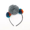 Haaraccessoires 2023 Leuke Garen Pompom 5cm Volledige Hoofd Kinderen Haarband Mode Winter Stijl Hoofdband