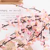 Dekorativa blommor Spring Plum Blossom Bouquet Branch Silk Flower Artificial For Wedding Home Office Party El Yard Decoration