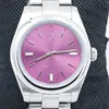 2023 New NIce Automatic 2813 Movement watch 40MM Smooth Bezel Watch Watches Stainless Steel Blue Lume Dark Rhodium Dial Mens Wristwatches Purple dial