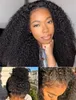 12A 4C Kinky Edges Wig 13X4 Glueless Afro Kinky Curly Lace Front Wigs Human Hair with Curly Baby Hair HD Transparent Lace Frontal Wigs with Realistic Hair super deal