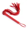 Adult supplies red leather whip selling bondage toy flirting whip multinail handle props whip couple passion flirting orgasm1587450