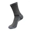 Chaussettes pour hommes 5 paires/lot hiver hommes serviette épaisse ski équipage chaussette chaud respirant confort sport randonnée cyclisme course