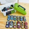 Flygplan Modle 20 30 50 PCS Alloy Car with Storage Box Set Cool Boy Racing Colorful Rebound Vehicle Model Kid Toy for Children's Birthday Presents 231110