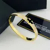 Designer-Armband, Designer-Schmuck, Gold-Armband, Luxus-Mode-Edelstahl, Clines-Manschettenschloss, Damen- und Herren-Party-Geschenk-Armband 015sv9