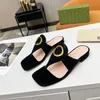 Beach slippers Classic Flat heel Summer Lazy Designer fashion Cartoon Big Head flops leather lady Slides women shoes Hotel Bath Ladies sexy Sandals Large size 35-45