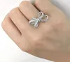 Кластерные кольца 2023 925 Серебряный бахнот милый с цирконом камнем для женщин свадебные обручальные украшения модные украшения