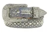 Cintura di alta moda Simon Belts per uomo Donna Cintura con diamanti lucenti Nero su nero Blu bianco multicolore con strass scintillanti come regalo2335794