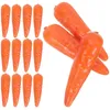 Decorative Flowers Miniatures Food Toy Artificial Carrot Light House Decorations Home Educational Vegetable Toys