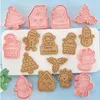 Bakvormen 6/8 Stuks DIY Taart Decoreren Gereedschappen Kerst Cookie Cutters Set Cartoon Biscuit Mold Fondant Mal voor keuken