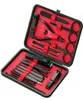 18 pezzi Pro Set manicure Kit tagliaunghie Kit pedicure Utilità Forbici pedicure Pinzetta Coltello Orecchio Pick Unghie Strumenti artistici con custodia3618759