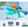 Sand Play Water Fun Compeed Ampollas Gun Outdoor Game Equipment M416 Bubble Soft S Absorbent Acoustic Light Music 3 In1 Toy for Boy Dhdmt
