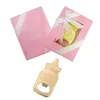 Babybevorzugungsgeschenke für die Dusche, Geschenke für Gästebedarf, Poppin-Flaschenöffner in Flaschenform, mit Geschenkbox, Verpackung, Hochzeitsbevorzugungen, Party-Souvenirs