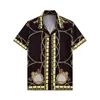 Мужские цветочные рубашки тигровые рубашки повседневная пуговица с коротким рукавом гавайская рубашка костюмы летние пляжные дизайнерские рубашки Азии размер M-3XL