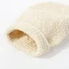 Double Sided Bath Gloves Skin Shower Sponges Body Scrubbers Exfoliating Glove Brush Jute Foaming Beauty Spa Massage Mitts HY0464