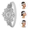 Bandanas Prom Tiara Rhinestone czoło opaska na głowę dekoracja włosów