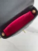 12A brandneue Spiegelqualität Designer Mini Flap Bag Damen echtes Leder Lammfell gesteppte Geldbörse Luxushandtaschen mit Herzschnalle Umhängetasche schwarze Schulterkette Boxtasche