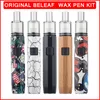 Authentieke Beleaf Wax Pen Kit 500mAh Wax Vaporizer Pen Variabele Voltgae Verwarm batterijvervanging Keramische kamer Waxverstuiver Dab Rig Elektronische sigaret