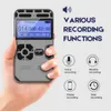 Digital Voice Recorder Professional Mini Audio Smart Sterowanie dźwięku Redukcja HD HD HiFi Music Mp3 Player TF Card 64G Exter 230403