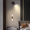 Wall Lamps Bedside Lamp Nordic Minimalist Living Room Background Spot Light Luxury LEDmodern Bedroom Small Pendant