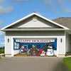 Andra dekorativa klistermärken 2x24m Banner Christmas Halloween Holiday ion 3D Wall Papers for Living Room Door Club Garage 230403