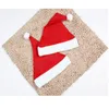 Christmas Decorations 10PCS/Lot Santa Hat Red Hats For Year Claus Costume Party Supplies Happy