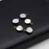 Collane con pendente 3 pz/lotto Perla Naturale Forma Irregolare Conchiglia D'acqua Dolce Bianca Per Realizzare Accessori Per Collana Di Gioielli