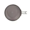 Bols Mini bol de camping avec poignée pliable marmite de pique-nique empilable en plastique PBT anti-chute anti-brûlure ustensiles de cuisine pour la maison en plein air