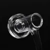 Full Weld Beveled Edge Smoking Quartz Charmer Banger Set 20mmOD Fully Welded Nails With Quartz Cap And Cone For Glass Water Bongs Dab Rigs Pipes