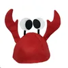 Feestmutsen Halloween grappige hoed krab kreeft hoofdtekleding hoofdtooi voor volwassenen en kinderen