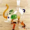 Hookahs Glass Elephant Hookah Bongos de vidro de vidro queimador de óleo Tubos de água de vidro Óleo