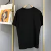 Erkek Tişört Tasarımcı Tişörtleri İngilizce Baskı Tshirts Yüksek Kaliteli Giysiler Yıldırım Alfabe Grafik Tee T-Shirt Klasik Kilit Gömlek Pamuk Büyük Boyutlu Uyum M-5X