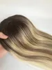 女性のためのファンシーヘアトッパー本物の人間の3x5inchヘアピース髪を薄くしている女性のための15インチ