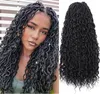 18inch Goddess Locs Crochet Hair Faux Locs Crochet Hair with Curly Ends River Locs Crochet Hair Pre Looped Crochet Braids