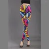 Leggings pour femmes taille haute imprimé mode sexy décontracté et coloré jambière adapté à la plupart des tailles Leggins pantalons pantalons femme