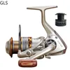 Baitcasting Reels Double Spool Fishing Coil houten handdruk 12 1BB spinnen vissen reel professionele metaal leftright hand vissen reelwielen 230331