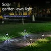 Solar Outdoor Garden Landscape Lights Powered Christmas Street Decoration For Outside Buildings Artificial Lawn Lighting Lamps