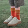 Meias femininas 1 par s casual colorido inverno moda mangueira senhoras meias de algodão engraçado harajuku sox meias meias