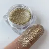 Eye Shadow Wholesale Super Bling Borosilicate Chrome Glass Pigment Champagne Gold Powder for Face Nail Polish Makeup Eyeshadow Stämpel 231102