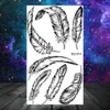 5 PC Tijdelijke tatoeages Astronaut Stars Moon Sun Tijdelijke tatoeages voor vrouwen Sirl Butterfly Feather Letters Fake Tattoo Neck Arm Hands Small TatoOS Z0403