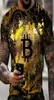 T-shirts pour hommes T-shirt Crypto Trading Traders Gold Coin Cotton Shirts8521317