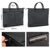 Briefcases Fashion Business Bag A4 Document Organizer Work Waterproof Office PortableLaptop Case